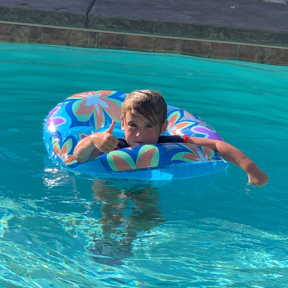 104 outside today! Charlotte & I enjoyed it!💗